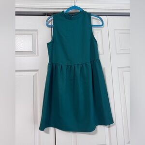 Everly Green Sleeveless Casual Dress